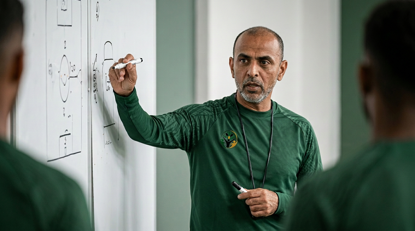 B.U.K.U. coach leading an athletic development strategy session